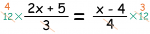 方程式　分数　解き方