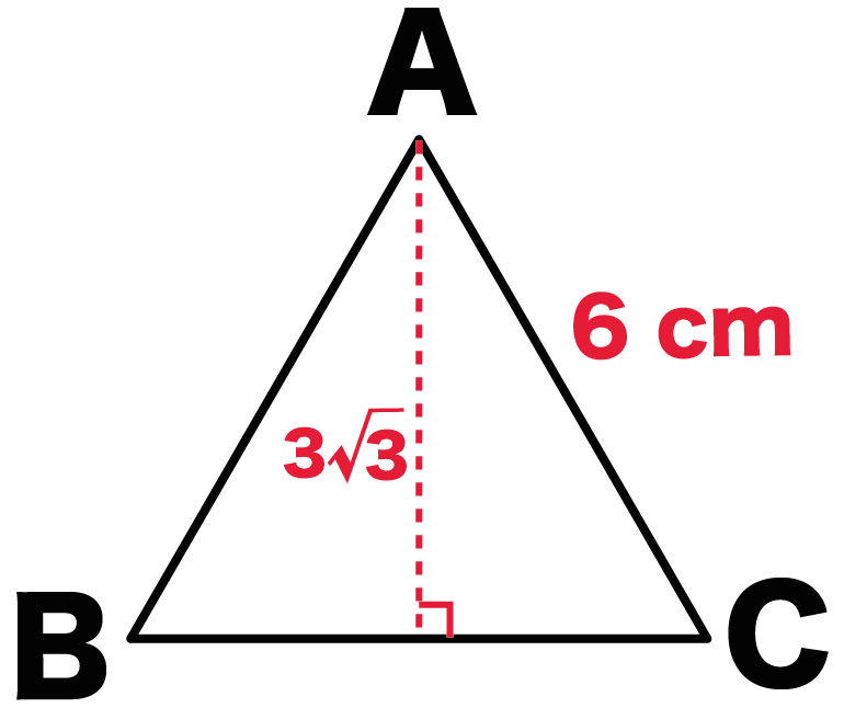 正三角形　高さ　求め方