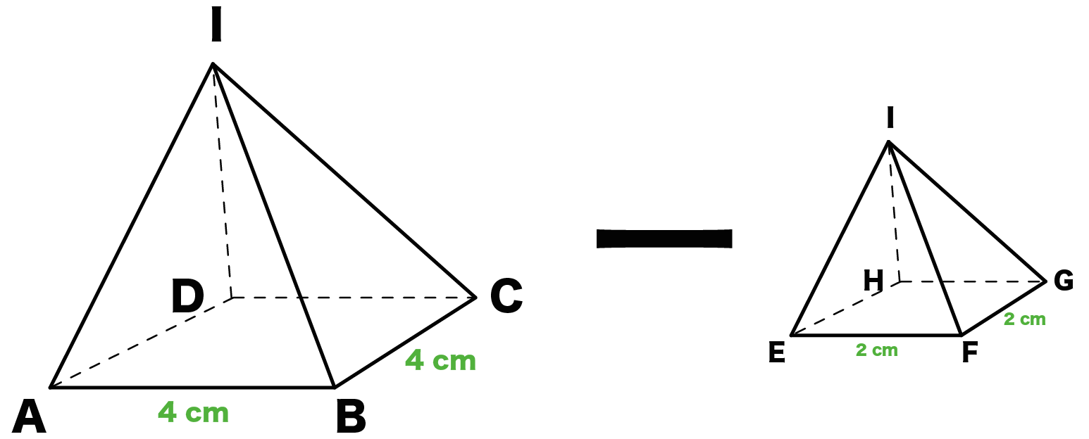 簡単公式 台形の体積 正四角錐台 の求め方がわかる3ステップ Qikeru 学びを楽しくわかりやすく