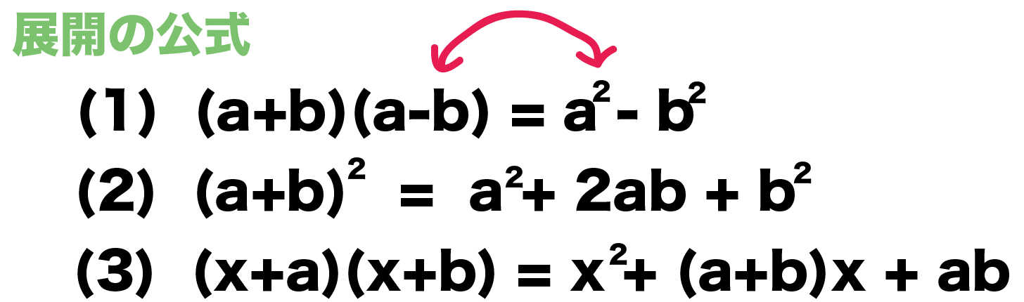 中学数学 因数分解の2つの公式の覚え方 Qikeru 学びを楽しくわかりやすく