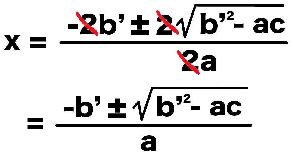 解の公式　偶数