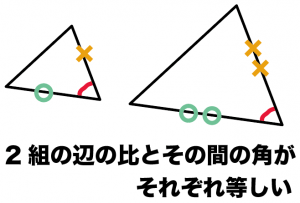 三角形　相似条件